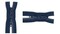 #3 Molded Vislon YKK Jacket 2-Way Lightweight Separating Zipper - Choose Your Length - Color: Navy #560 - Made in The United States (1 Zipper Per Pack) (18" Inches)